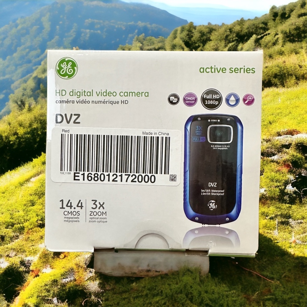General Electric DVZ HD Digital Video Camera Active Series-RED